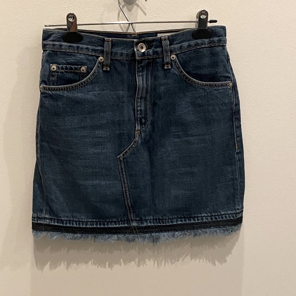 Rag & Bone Denim Mini Skirt